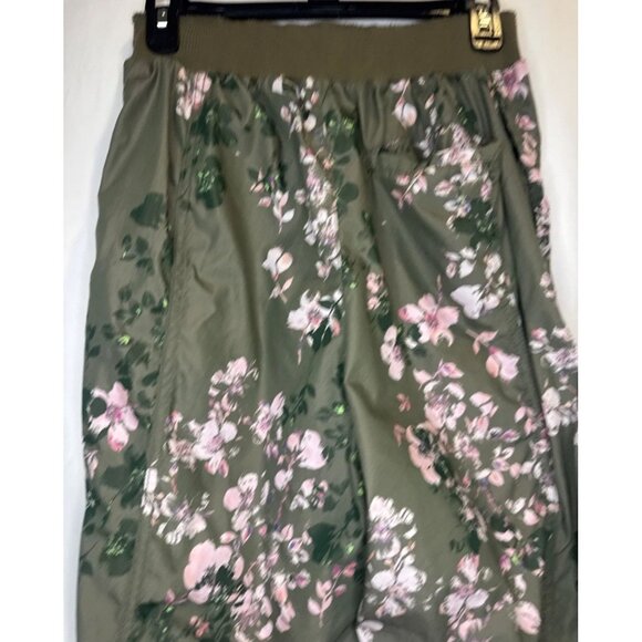 FREE PEOPLE MOVEMENT Womens Mesmerize Me Green Pink Floral Printed Pants Cargo S - Picture 13 of 16
